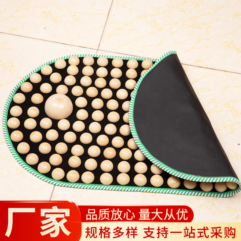 Log Foot Massage Mat Wholesale Gifts Health Foot Massage Mat Plantar Fingers Solid Wood Carpet