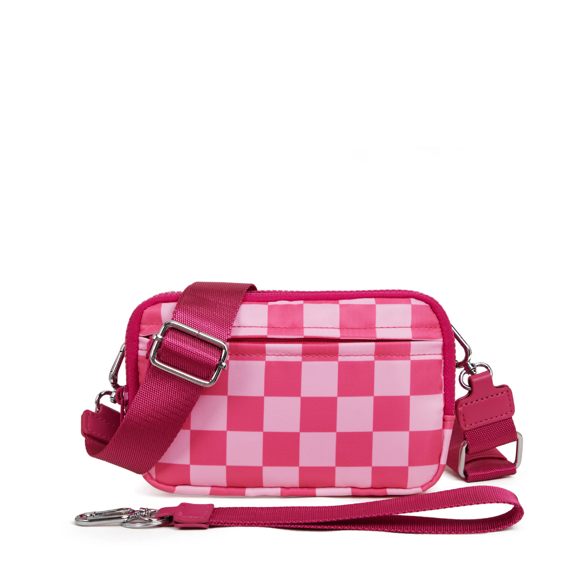 Lulu Same Style Bag Polyester Waterproof Chest Bag Outdoor Sports Running Waist Bag Crossbody Men's and Women's Mobile Phone Bag Small Shoulder Bag