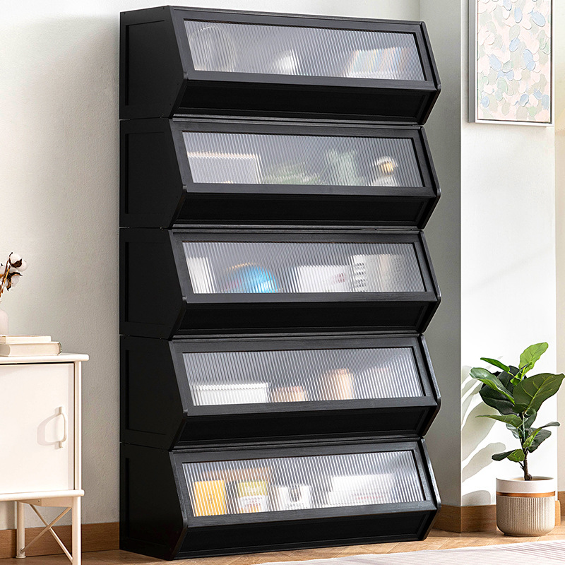 Multi-Layer Combination Storage Cabinet, Household Multi-Functional Storage Cabinet, Simple Cabinet, Bedroom Floor-Standing Living Room Storage Cabinet