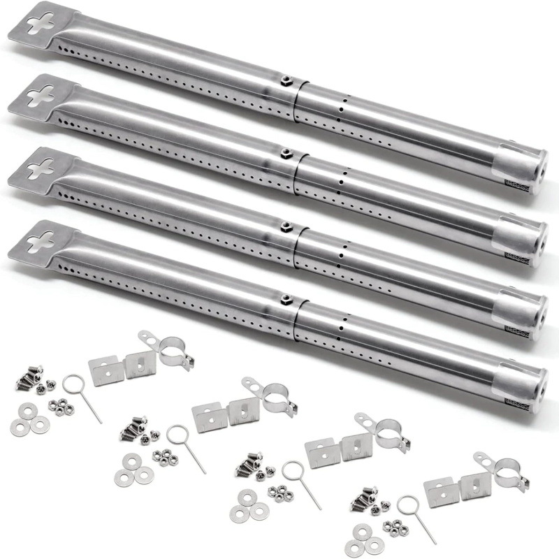 Популярные аксессуары для барбекю 10381 с регулируемой горелкой, запчасти для гриля из нержавеющей стали