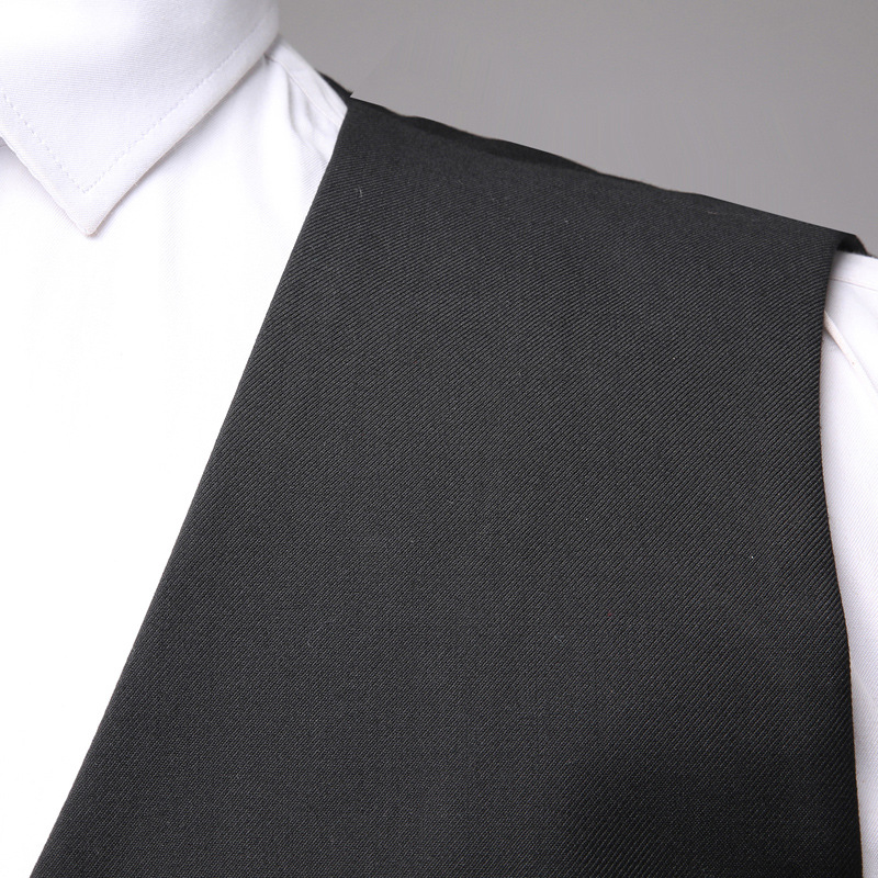 Suit vest men's Korean-style slim fit business work formal wear business wear wedding bridegroom dress bridesmaid suit vest back
