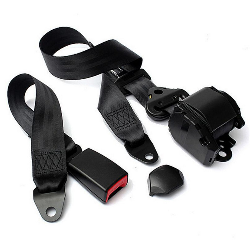 Cross-border car driving passenger seat three-point automatic retractable seat belt bus truck emergency locking safety belt