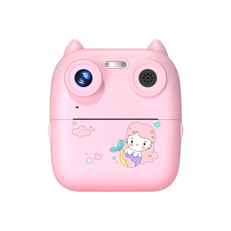 Cross-border new private model children's clapping print camera HD photo video gift box toy distribution support