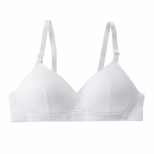 Underwear for Female Students, High School Students, No Rims, Pure Cotton Bra, Thin Bra for Developing Girls, Puberty