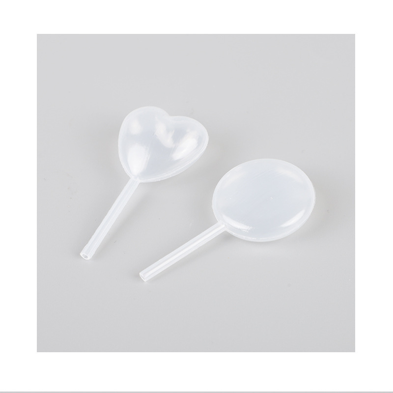Plastic Straw, Heart-Shaped Long Five-Pointed Star Flat Ball, Gear, Round Ball, Sun-Shaped Dropper