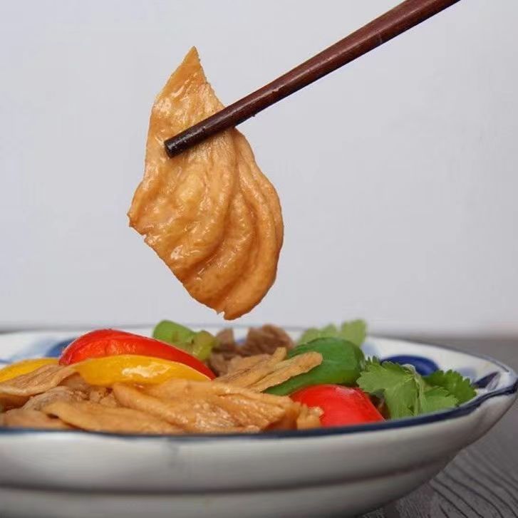 1.0kg Bean Ear Dried Goods Vegetarian Cat Ear Bean Products Artificial Meat Vegetarian Chicken Vegetarian Meat Bean Wings Vegetarian Food Vegetarian Protein Meat Manufacturer