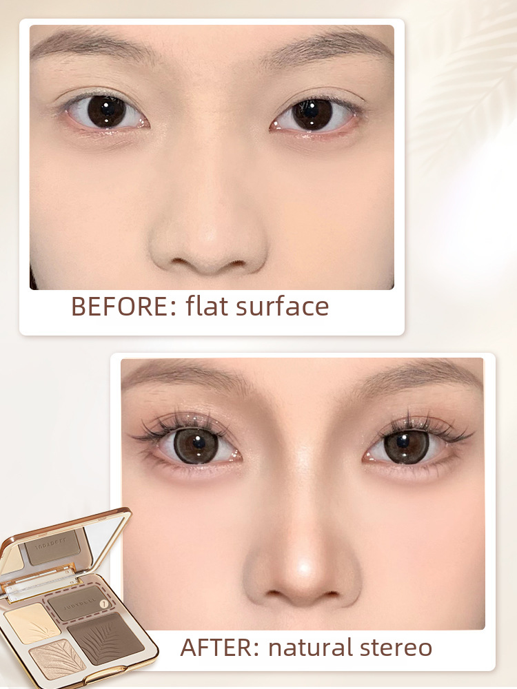 Judydoll Orange Contour Palette Polaroid Eyeshadow Brightening Concealer Shadow Nose Shadow Contour Palette Highlight Comprehensive Palette