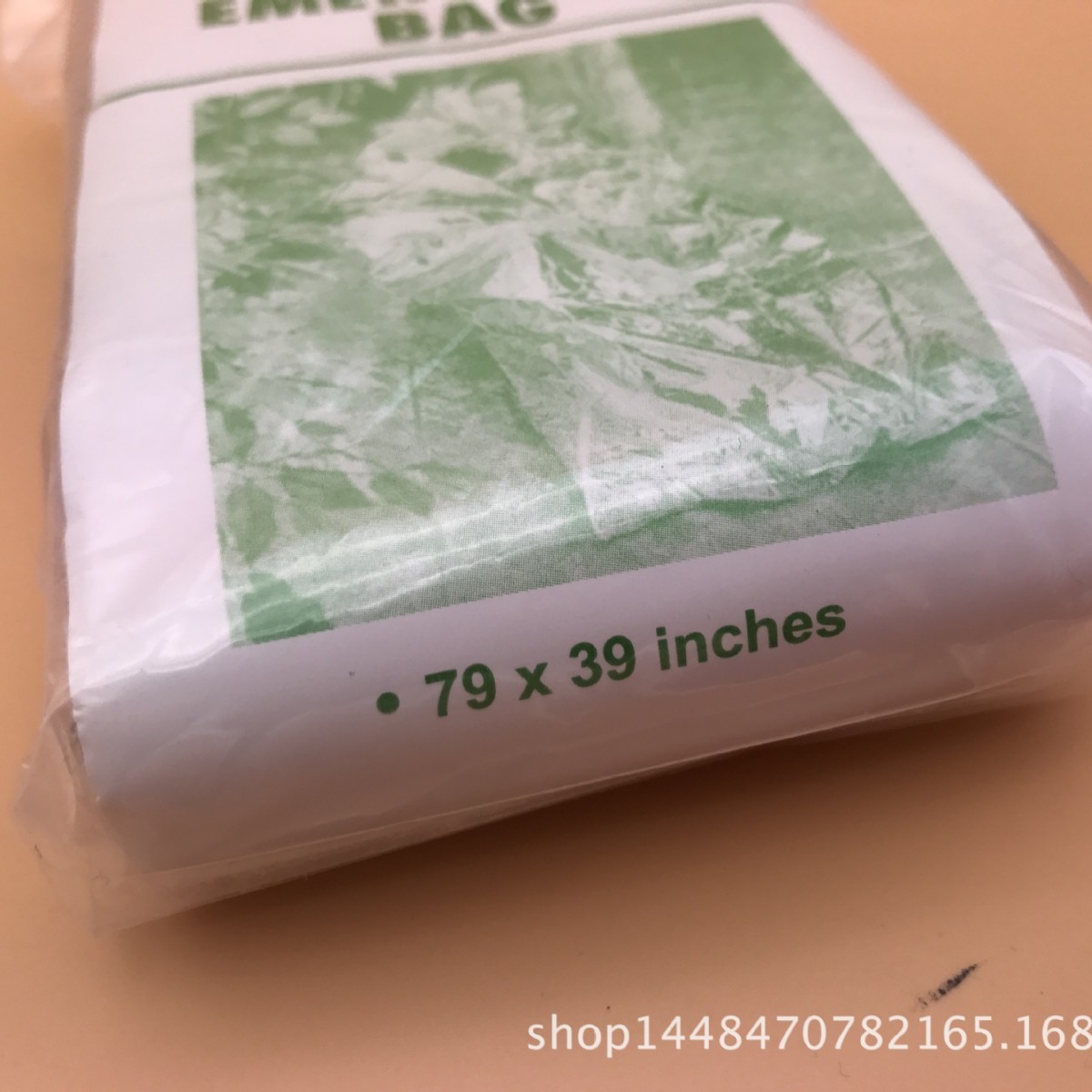 PET aluminized film sleeping bag folding camping sleeping bag warm sleeping bag first aid sleeping bag