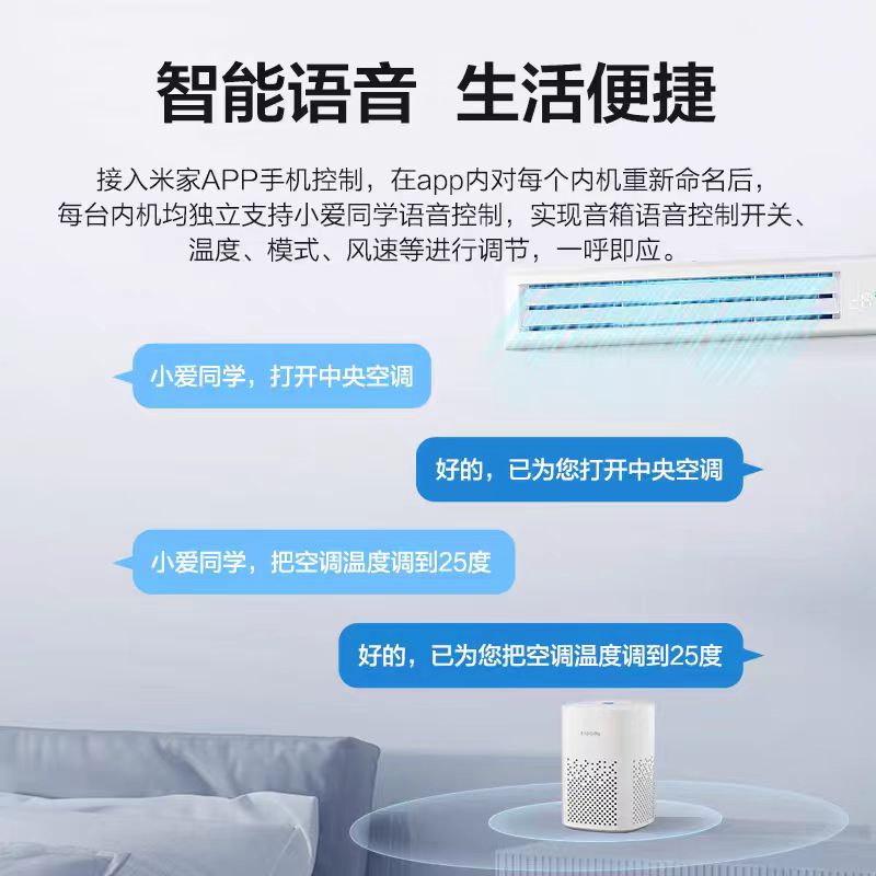 Smart Controller for Ducted Air Conditioner: Gree Wired Controller, Midea Enjoy Third Generation Starlight Air Conditioner Panel, Mijia Little Superhero