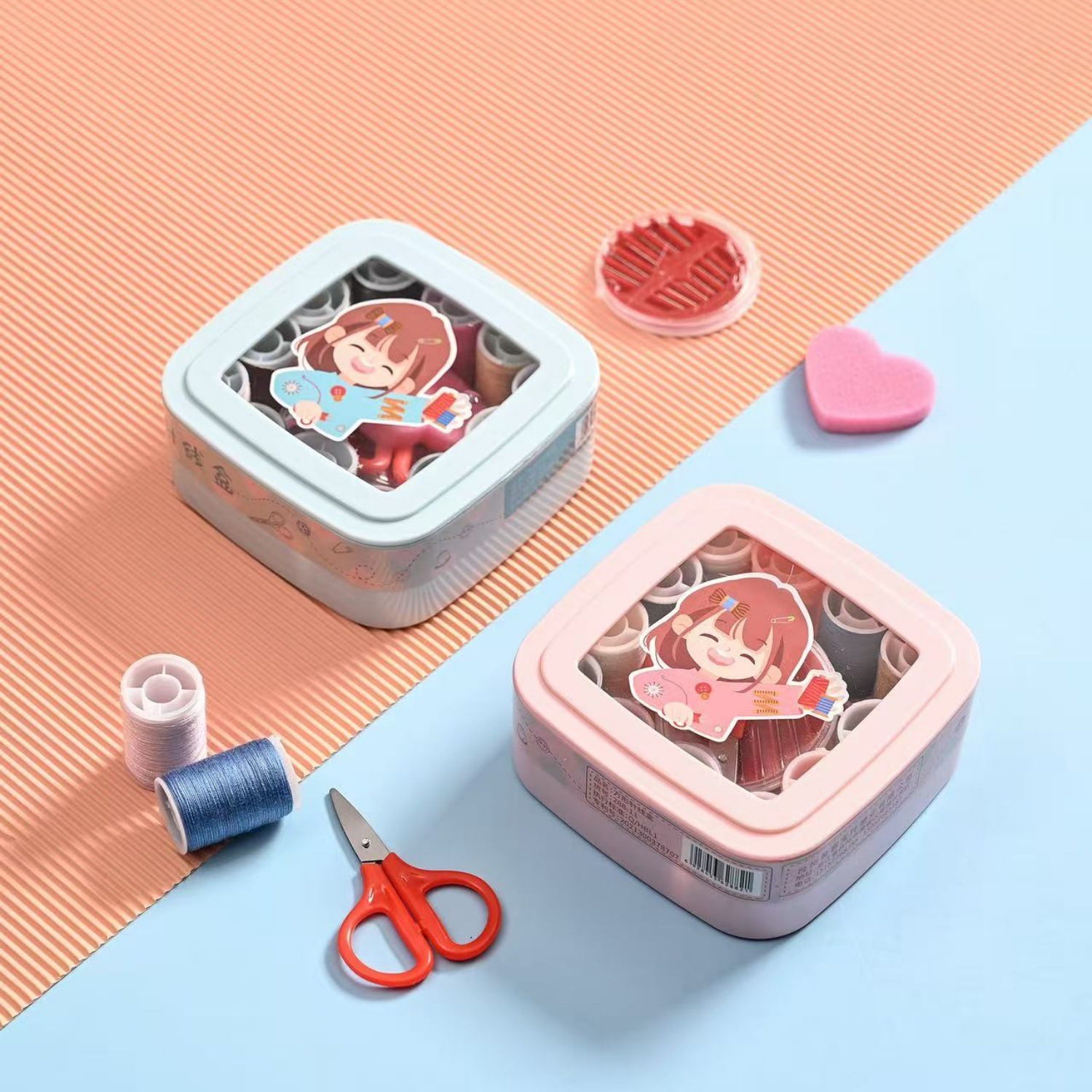 Multi-Purpose Sewing Box, Household Complete Set of Sewing Tools, Sewing Thread, Student Dormitory Hand Sewing Sewing Kit