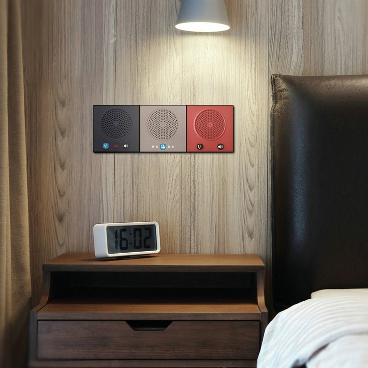 Bit Bt6860 Hotel Room Wall-Mounted Telephone Hospital School 86 Concealed Panel Emergency One-Button Pager