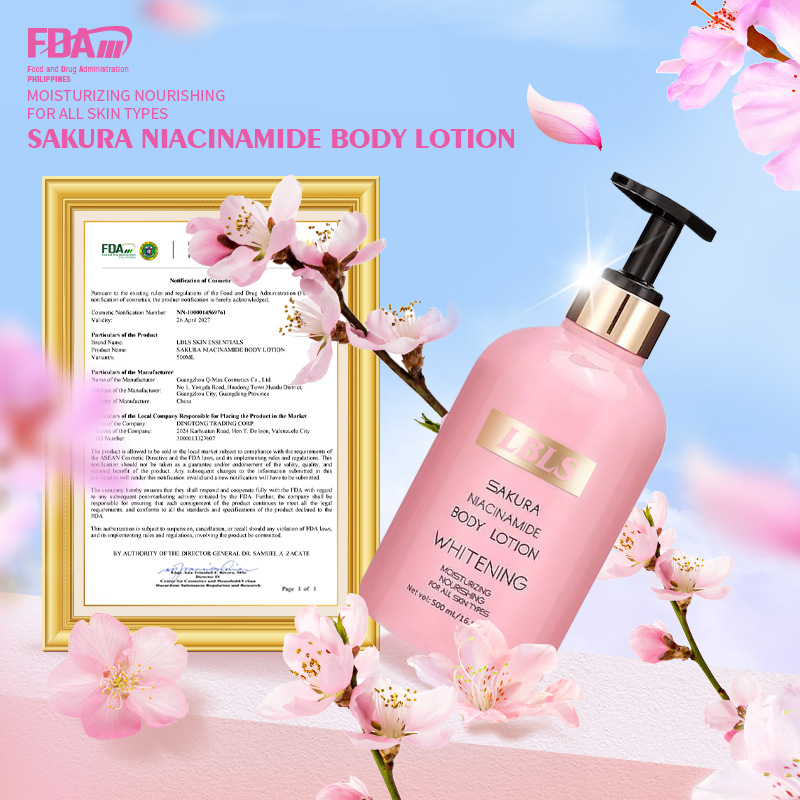 Cross-border LBLS Niacinamide Body Milk Moisturizing and Smooth Moisturizing Moisturizing Improving Dry Moisturizing Lotion