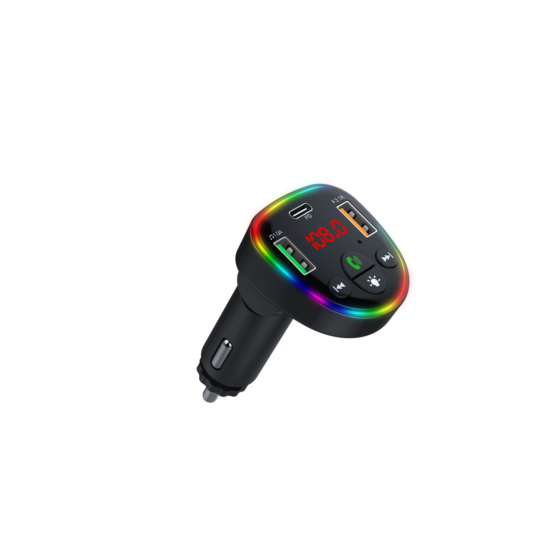 Car Bluetooth MP3 Player P26 Smart Bluetooth Call Answer/Hang up AV Navigation Car MP3