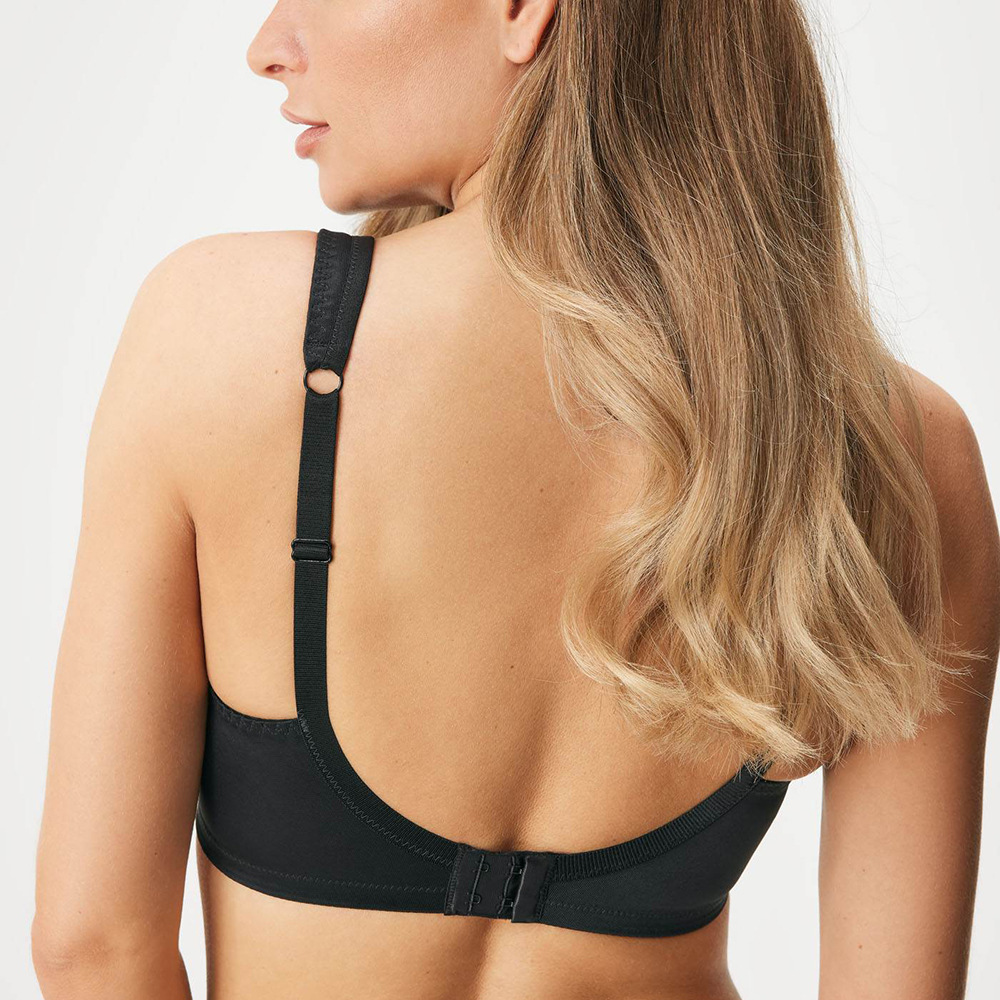 G/H Cup Large Size Hot-Selling Glossy Cotton Mesh Full Cup Bra Customized with Labor and Materials Designed on Demand