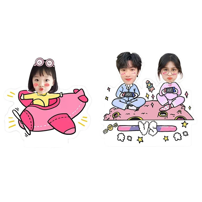 Acrylic Body Template Stand, Rocking Music, Shaking His Head, Automatic Shaking Head Ornaments, Creative Ornaments, Stalls