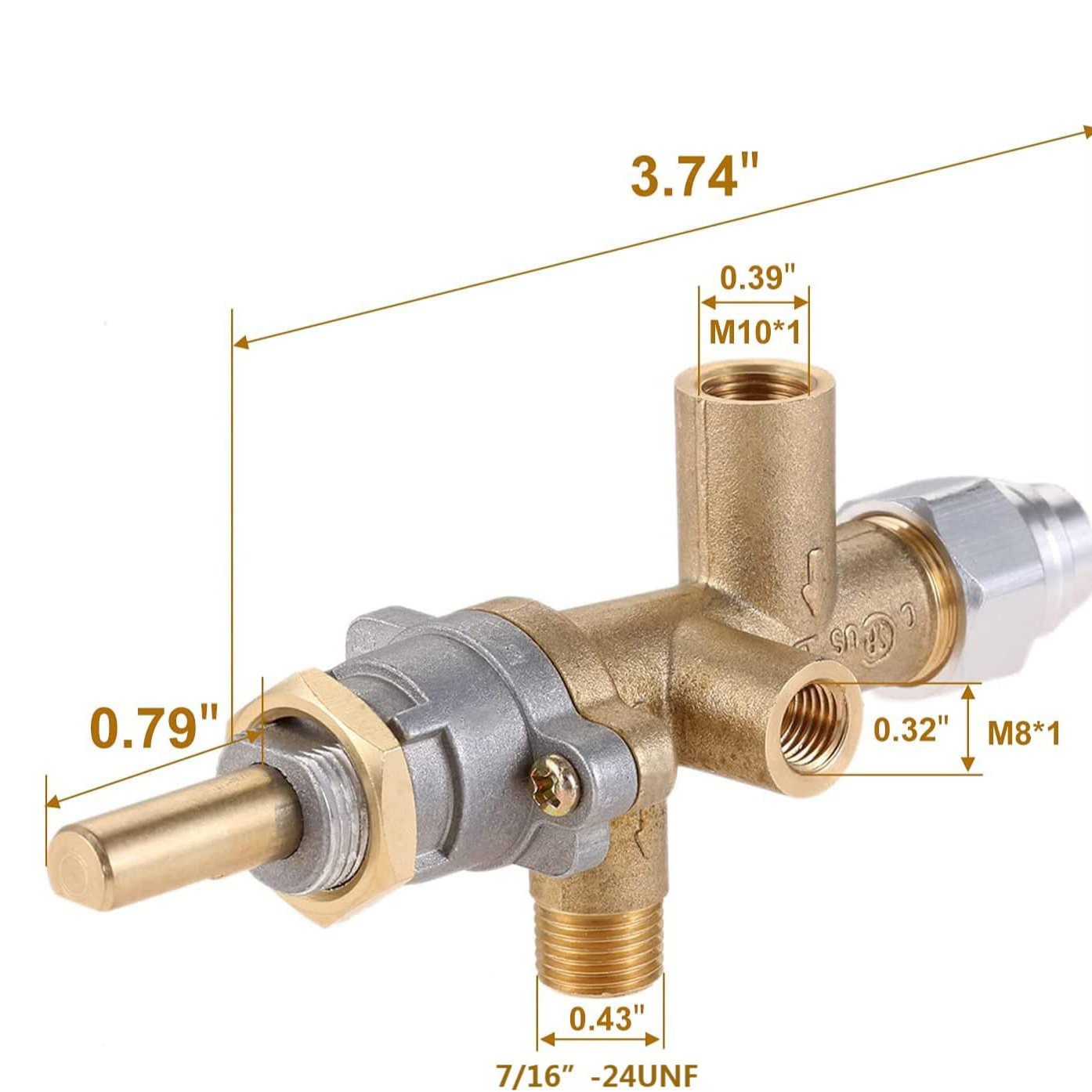 Ce, Csa Certified Outdoor Umbrella Heater Flameout Protection Device Anti-Tipping Switch Thermocouple Probe Components