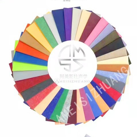 Polyester Fiber Sound-Absorbing Board Kindergarten Piano Room Ktv Soundproofing Board Indoor Wall Decoration Material Felt Soundproofing Board