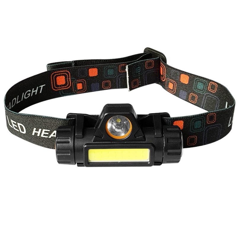 Cross-Border Magnet Camping Style Light Led Headlight Outdoor Fishing Light USB Rechargeable Headlight