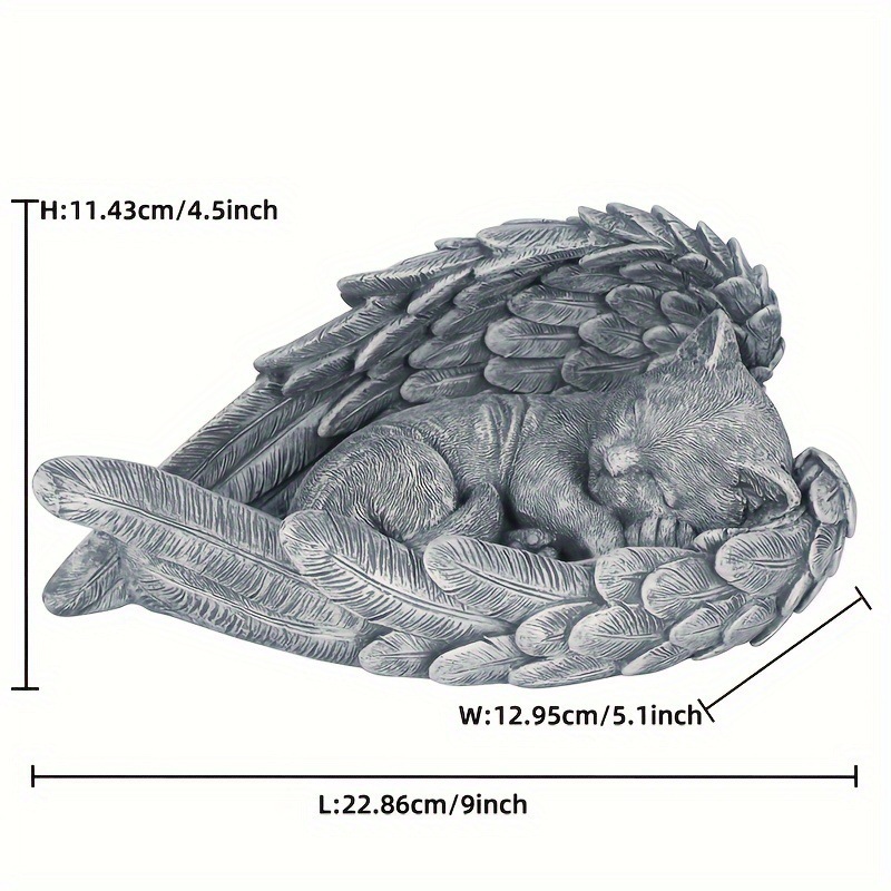 2026 New Cross-Border Dropshipping Indoor and Outdoor Memorial Stone Angel Pet Memorial Stone Cross-Border Dropshipping