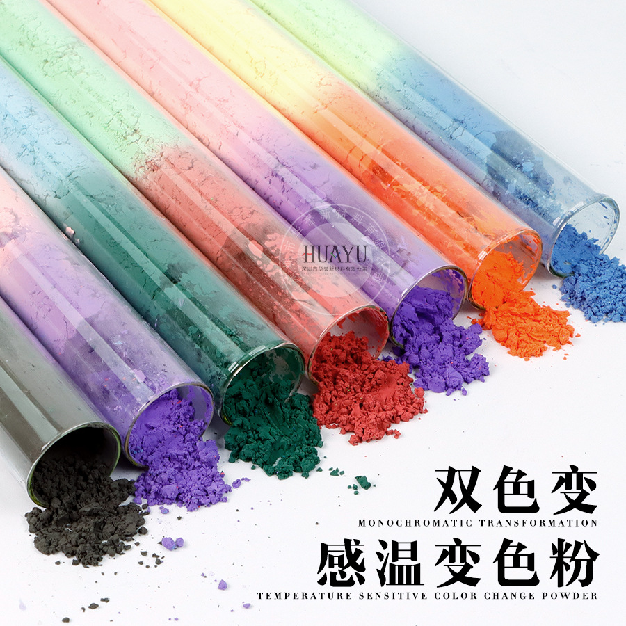 Термочувствительный порошок, обратимый порошок изменения температуры, бесцветный при 31 градусе, термочувствительный пигмент для ногтей, инъекционное формование, печать с 10 граммами