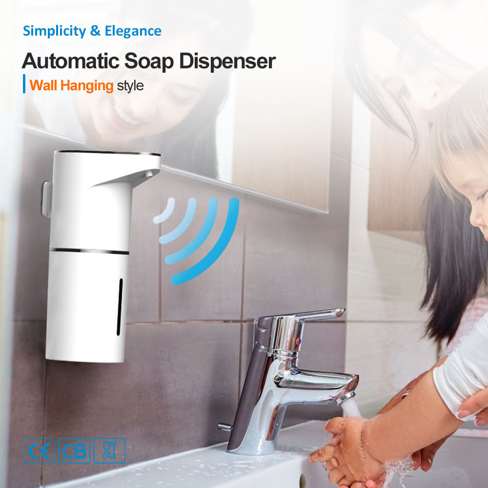 Factory Direct Supply Automatic Sensor Soap Dispenser Automatic Foam Soap Dispenser Wall-Mounted Hand Sanitizer Machine Cross-Border Mobile Phone Washing Machine