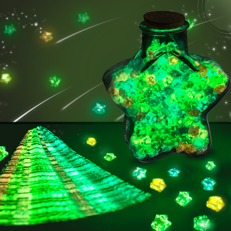 Luminous star paper folding gradient cartoon beautiful lucky star five-pointed star note handmade folding small star special