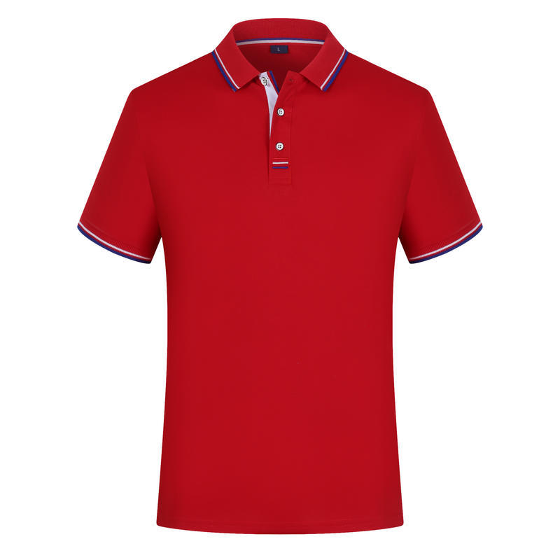 Summer Short-Sleeved Work Clothes Custom Logo Lapel Polo Shirts for Men and Women T-Shirts Corporate Group Work Clothes Advertising Shirts