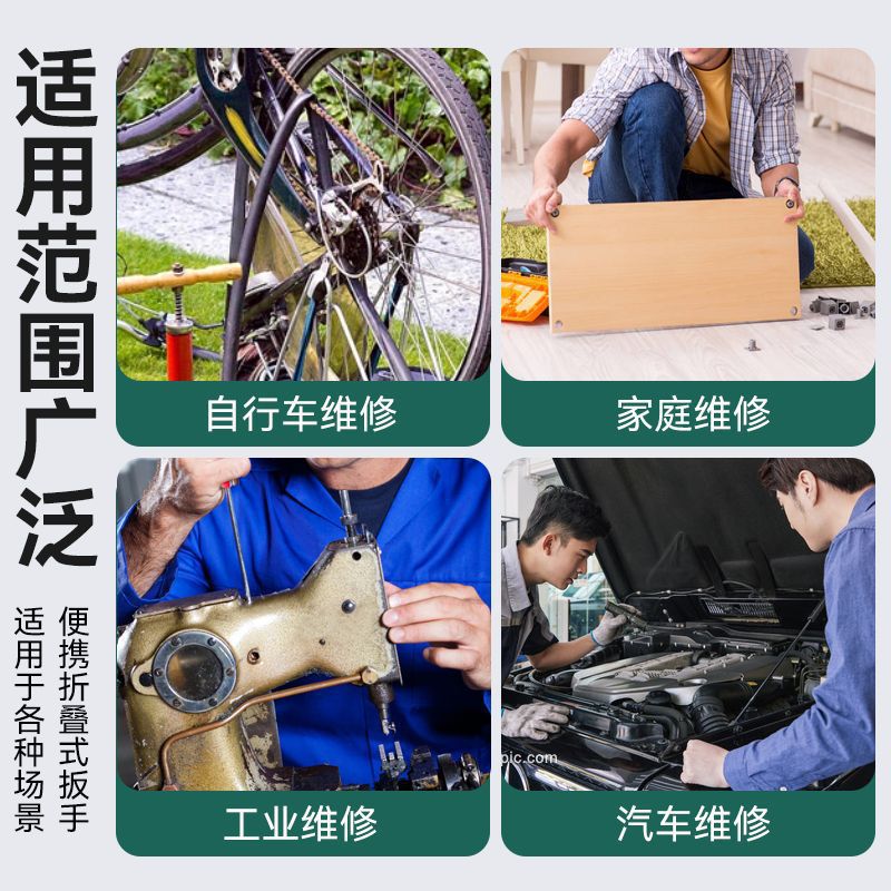 Multifunctional Portable Folding Extended Hexagonal Wrench High Hardness Screwdriver Wrench Folding Hexagonal Wrench