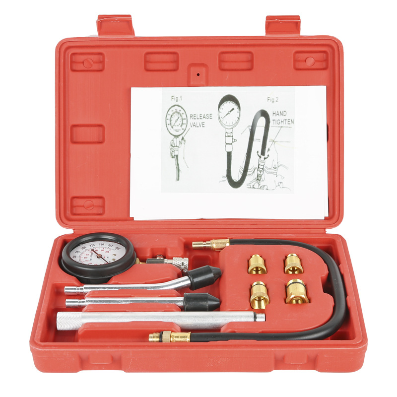 Car Cylinder Pressure Gauge Cylinder Pressure Gauge Detection Tool Dual-Purpose Multifunctional Pressure Gauge Repair Detection Tool