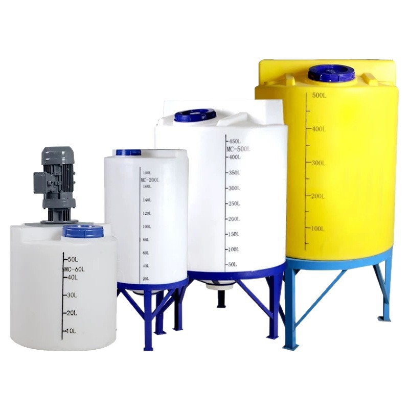 Manufacturer Customized Multi-Specification Vertical Pp Plastic Mixing Barrel Large Mouth Square Barrel Round Barrel Dosing Box Mixing Barrel