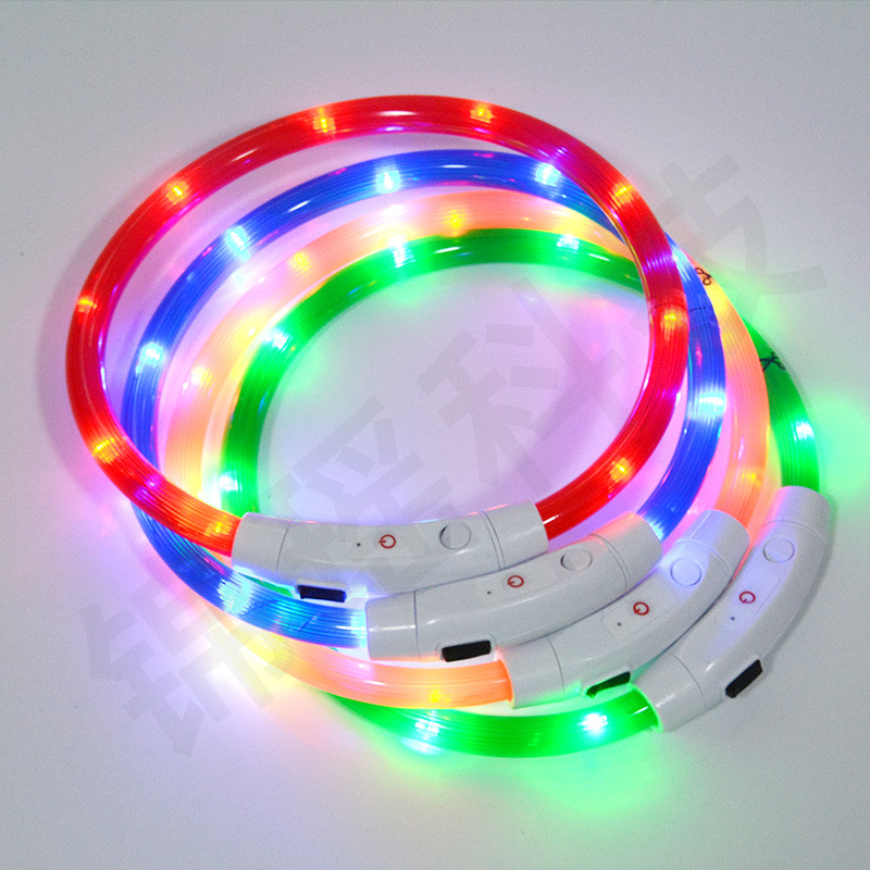 Dog Luminous Collar Dog Collar Luminous Pet Collar USB Charging Collar Led Luminous Collar Dog Collar