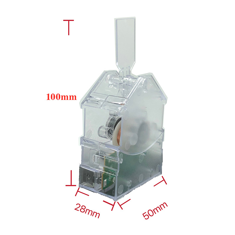 Swing Music Transparent Swing Cartoon Car Left and Right Swing Swing Expression Bag Surrounding Desktop Automatic Swing Swing Ornaments