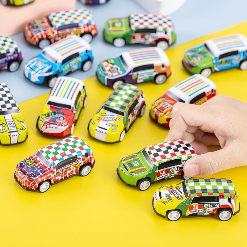 Alloy Pull-Back Metal Inertia Toy Cars Wholesale Children's Kindergarten Rewards Small Toys Boys' Gifts