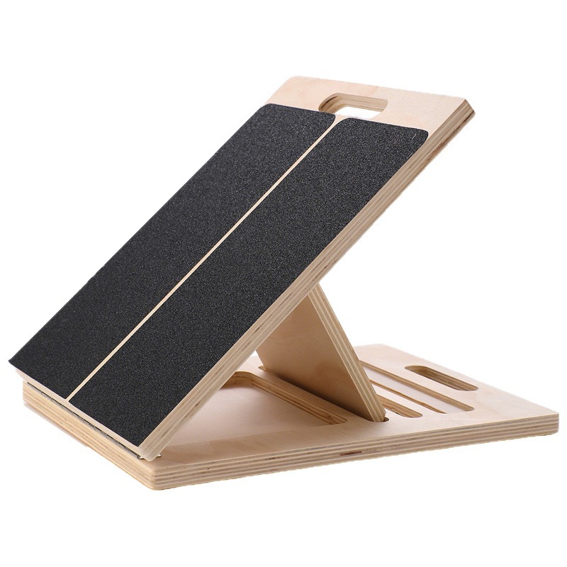 Ready Stock Can Be Shipped Cross-Border, Specially Designed for Home Use, Adjustable Balance Board, Calf Stretching Fitness Pedal, Wooden Stretching Board
