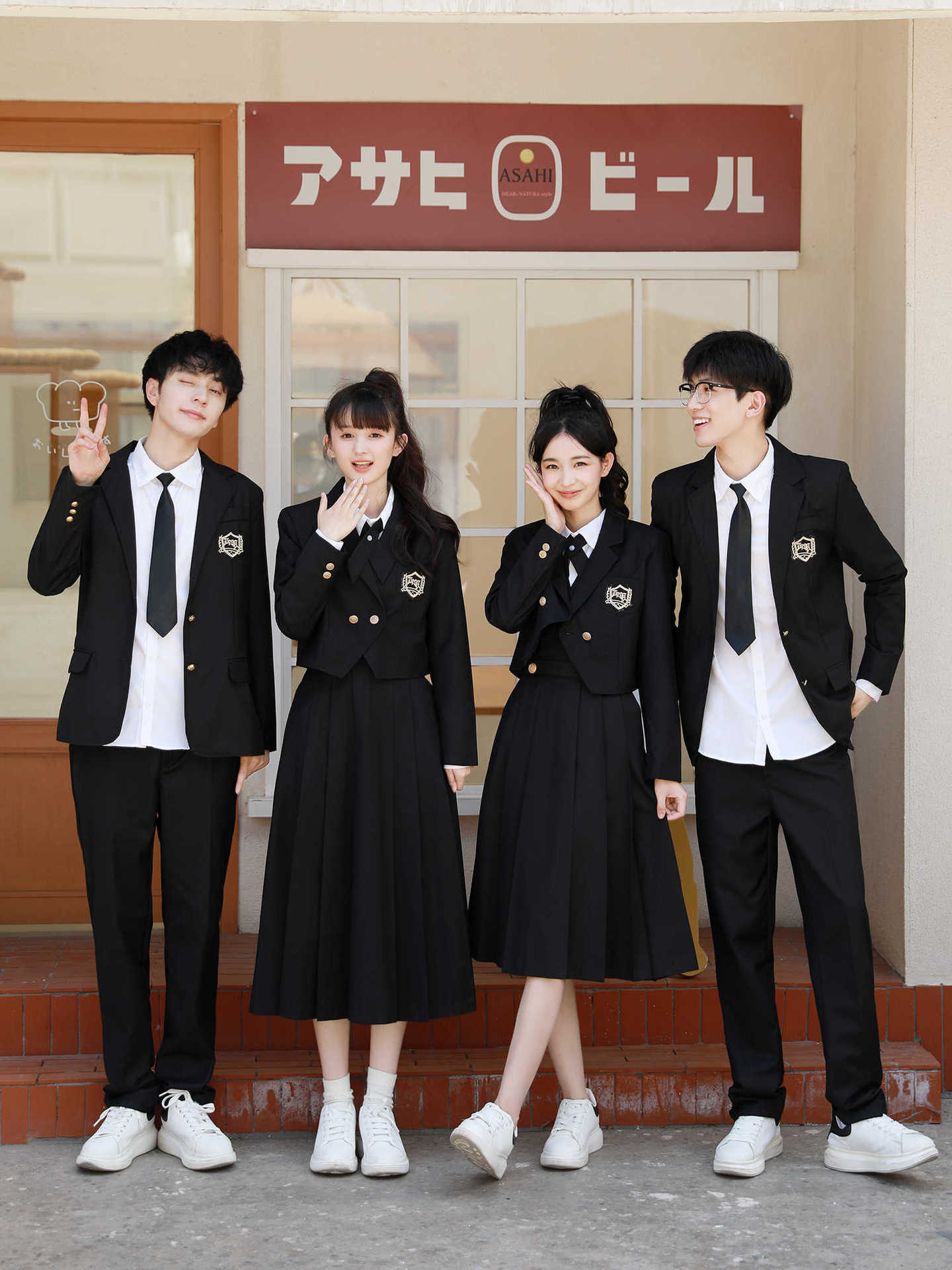 Sports meeting college style graduation class uniform school suit chorus poetry recitation performance uniform high school junior high school students adult