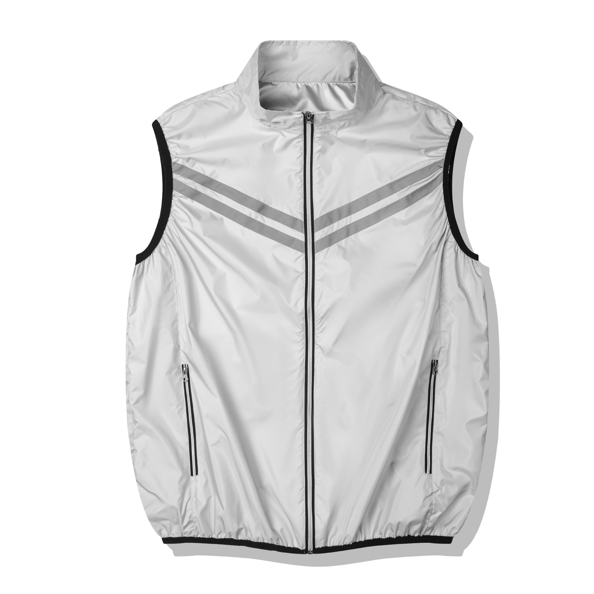 2025 Summer Cooling Vest New Fan Clothes Outdoor Sports Work Fan Clothing with Reflective Strip Air Conditioning Clothing