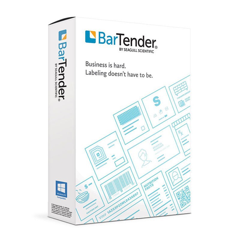 Bartender 2021 Genuine Barcode Printing Software Label Editing Remote Management Secondary Development Software