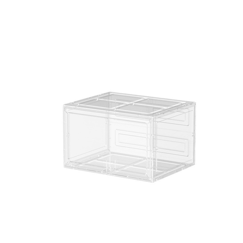 Magnetic Shoe Cabinet Hard Plastic Transparent Drawer Shoe Box Shoe Storage Box Dormitory Artifact Transparent Acrylic Shoe Box
