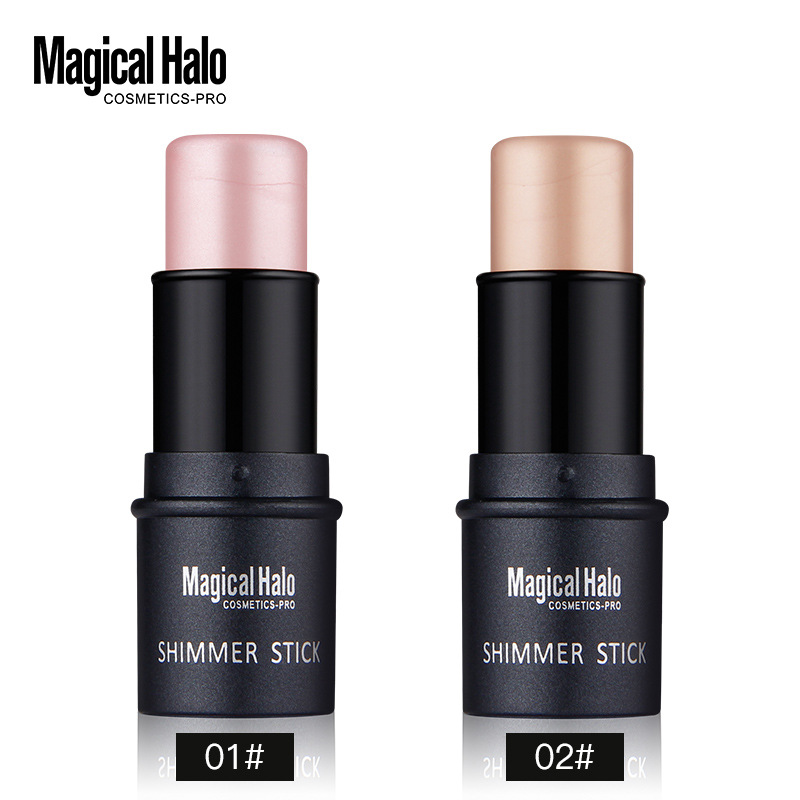 MH high-gloss makeup brightening shadow stick three-dimensional face base cream lying silkworm pen high-gloss stick cross-border factory makeup