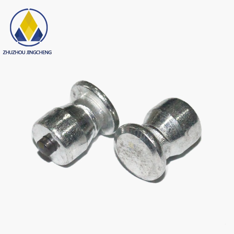 Carbide car tire cleats tungsten steel cleats wine glass type snow cleats