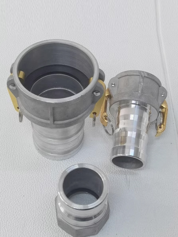 Aluminum Alloy Quick Connector C-Type Female End 2.5 Inch 3inch 4inch Female Male Oil Pipe Connector Male