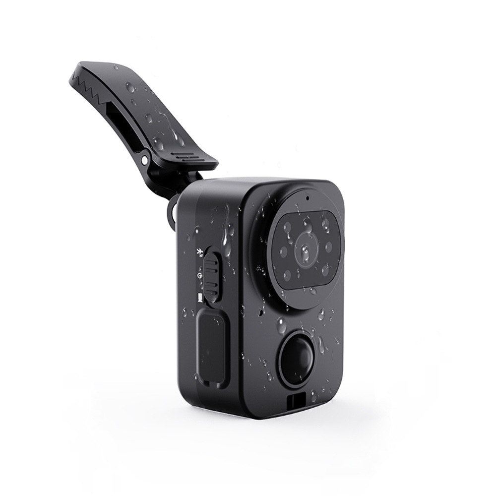 PD01 Waterproof Camera Back Clip Card Pocket Camera Outdoor Sports Photography HD 9H Live Recorder