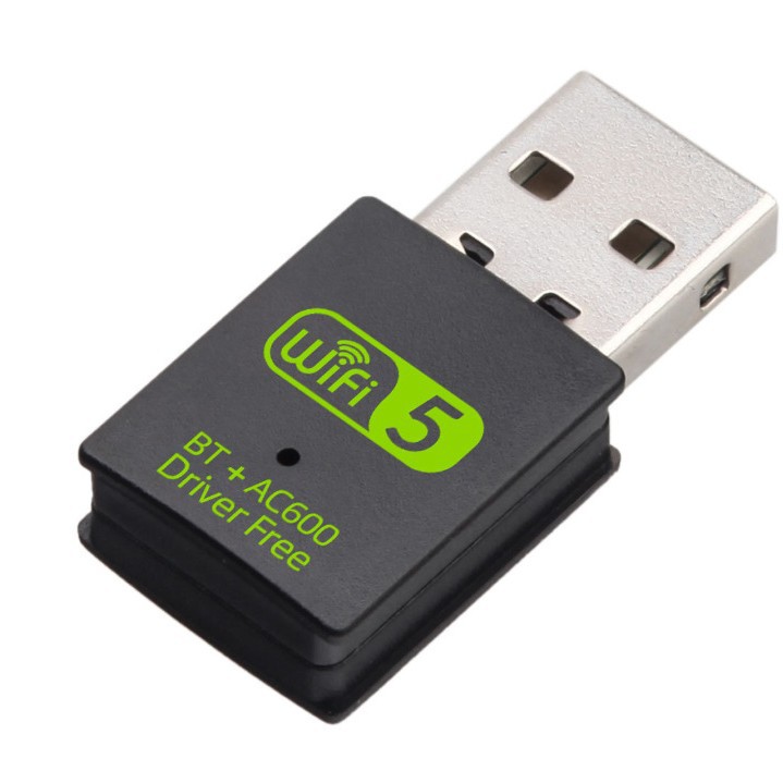600m dual band bluetooth wireless network card wireless receiver usb bluetooth wifi adapter