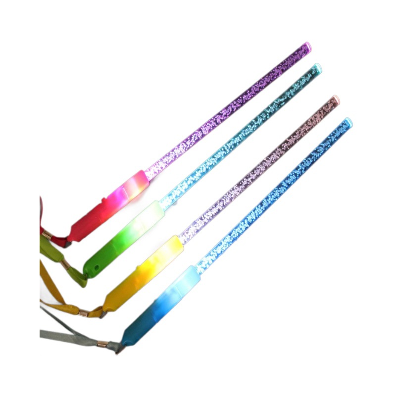 Cross-Border Hot Selling Optical Fiber Stick Digital Light Stick Changing Flash Concert Glow Ktv Party Props