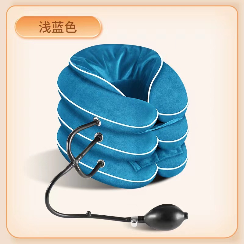 Factory direct cervical vertebra retractor inflatable neck brace home new stretch support a generation of hair