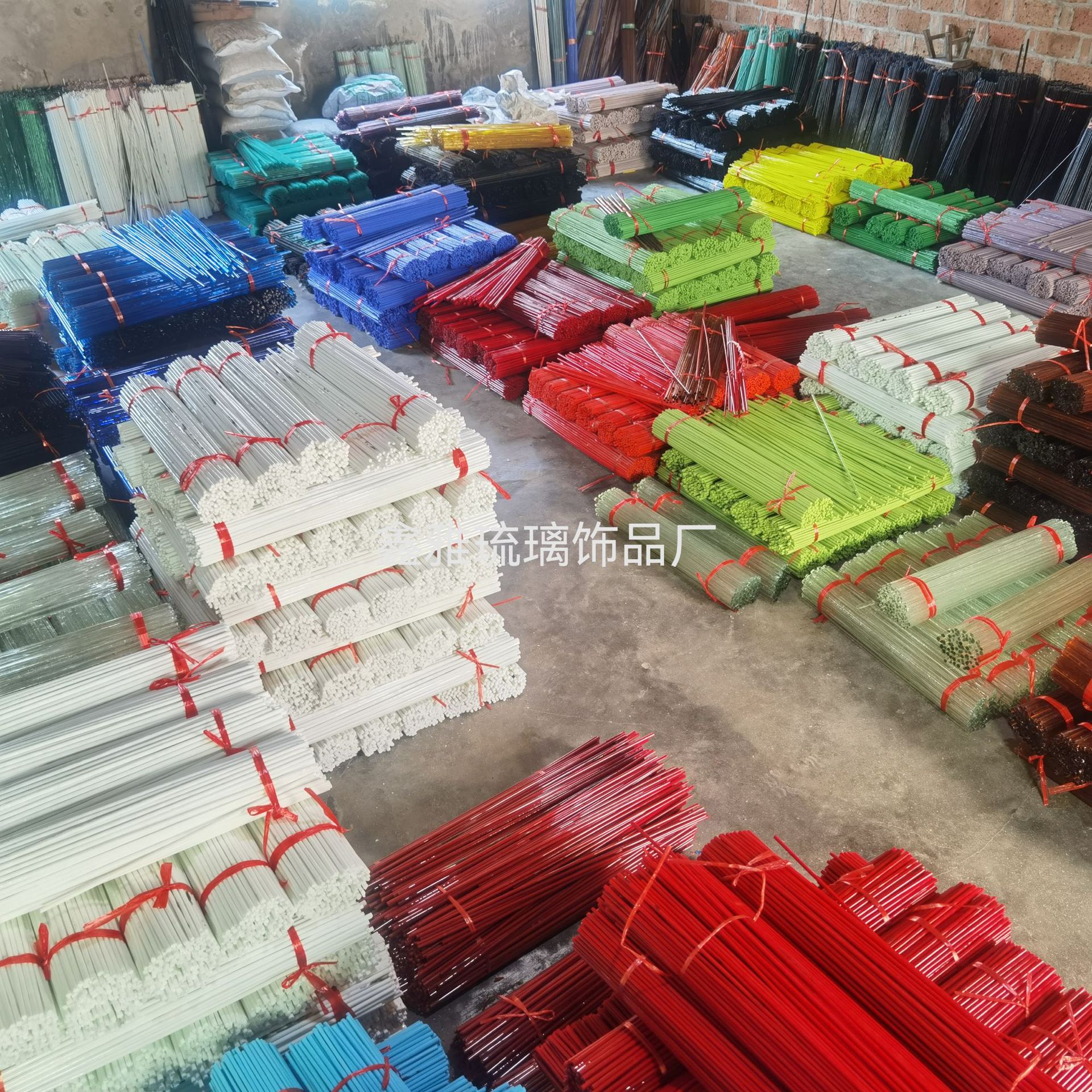 Stained glass rod glass lamp craft glass lamp glass blown glass soda lime