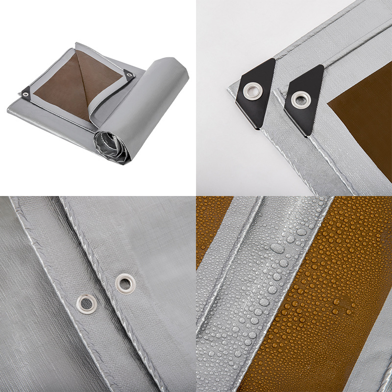 Shengde thickened coated PE rain-proof cloth sun-proof plastic waterproof tarpaulin freight yard cover cloth cloth factory wholesale