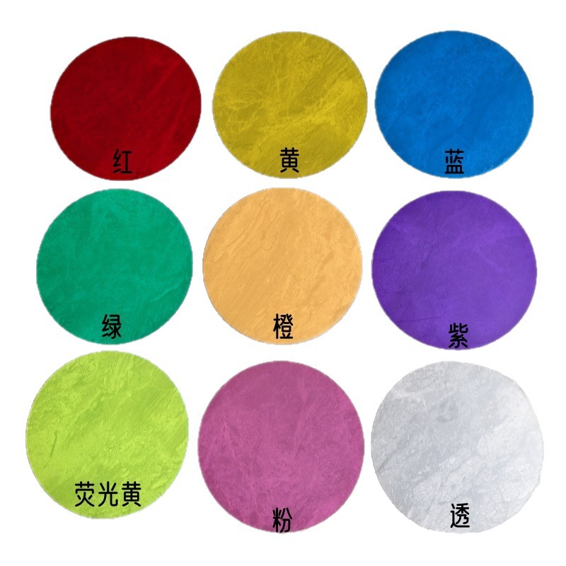 Colorful Transparent Pvc Round Plastic Sheet Transparent Filter DIY Kidsren's Handmade Environmental Creation Pendant Graffiti Painting Board