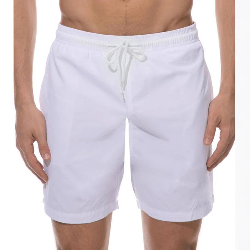 Пляжные брюки для мужчин с цифровой печатью, летние шорты на завязках