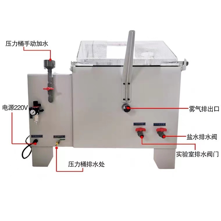 Salt Spray Test Machine Laboratory Small Hardware Salt Spray Corrosion Resistance Test Chamber 40/60/90 Salt Spray Test Machine